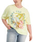 ფოტო #1 პროდუქტის Trendy Plus Size Sunshine Graphic Print Boyfriend T-Shirt