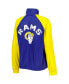ფოტო #4 პროდუქტის Women's Royal, Gold Los Angeles Rams Confetti Raglan Full-Zip Track Jacket