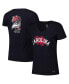 ფოტო #1 პროდუქტის Women's Black South Carolina Gamecocks Logo V-Neck T-Shirt