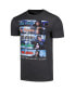 ფოტო #3 პროდუქტის Men's Heather Black Breakfast Club Graphic T-shirt