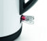 Фото #5 товара Электрический чайник BOSCH TWK3P421 - 1.7 л - 2400 Вт - Черный - Белый - Нержавеющая сталь - Индикатор уровня воды - Защита от перегрева