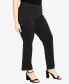 Фото #2 товара Plus Size Super Stretch Regular Length Trouser Pant