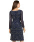 ფოტო #2 პროდუქტის Women's Knee Length, Long Sleeve Cocktail Dress