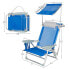 AKTIVE Umbrella+Pocket+Handle Fixed Folding Chair Aluminium 83x60x20/71 cm