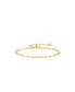 Фото #1 товара Elegant Gold Paperclip Link Bracelet