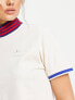 Фото #3 товара adidas Originals varsity crop t-shirt in off white marl