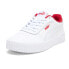 Puma Carina 2.0 Lace Up Womens White Sneakers Casual Shoes 38584926