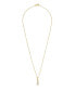 Diamond Three-Stone Linear Pendant Necklace (3/4 ct. t.w.) in 14k White Gold or 14k Yellow Gold