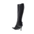 Фото #6 товара Diesel D-Venus WB Y03039-P1993-T8013 Womens Black Leather Knee High Boots
