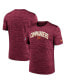 Фото #1 товара Men's Burgundy Washington Commanders Sideline Velocity Athletic Stack Performance T-shirt