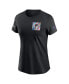 ფოტო #2 პროდუქტის Women's Black Atlanta Falcons 2023 NFL Crucial Catch Sideline Tri-Blend T-shirt