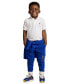 ფოტო #4 პროდუქტის Toddler and Little Boys Ombre-Logo Double-Knit Jogger Pants