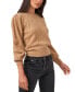 Фото #1 товара Women's Variegated Cables Crew Neck Sweater