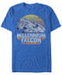 Фото #1 товара Star Wars Men's Classic Millennium Falcon Sunset Short Sleeve T-Shirt