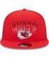 Фото #3 товара Men's Red Kansas City Chiefs Grade Trucker 9FIFTY Snapback Hat