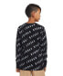 ფოტო #2 პროდუქტის Big Boys Waffle All Over Print Long Sleeve Essentials T-shirt