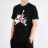Фото #4 товара Air Jordan logo 飞人大圆领运动短袖T恤 男款 黑色 / Футболка Air Jordan BV5906-010