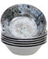 Фото #1 товара Radiance Cream Melamine All Purpose Bowls, Set of 6