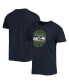 Фото #2 товара Men's College Navy Seattle Seahawks Stadium T-shirt