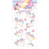 FUNNY PRODUCTS Blister Tatoos 10X20 cm Unicorn