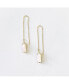 Фото #2 товара Sanctuary Project by Rose Quartz Threader Drop Earrings Gold