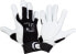 Фото #1 товара Защитные перчатки LAHTI PRO из кожи козы размер 8 бело-черные (L270808K)