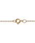 ფოტო #3 პროდუქტის White Cultured Pearl (6-1/2mm) and Diamond (1/4 ct. t.w.) Pendant Necklace in 14k Gold