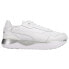 Фото #1 товара Puma R78 Voyage Premium Lace Up Womens Silver, White Sneakers Casual Shoes 3838