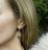Beautiful winter earrings made of silver AGUC2731