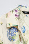 Фото #10 товара Платье из сатина с цветочным принтом ZARA