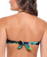 Фото #2 товара Salt + Cove 259774 Women Juniors' Tropic Glo Bandeau Bikini Top Size X-Large