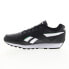 Фото #9 товара Reebok Rewind Run Mens Black Synthetic Lace Up Lifestyle Sneakers Shoes