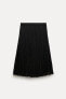 Фото #10 товара Юбка миди Zw collection box pleat от ZARA