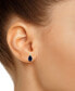 ფოტო #7 პროდუქტის Sapphire (1 ct. t.w.) & Diamond Accent Stud Earrings in 14k Gold (Also in Emerald, Ruby, & Tanzanite)