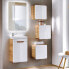 Фото #4 товара Мебель для ванной комнаты en.casa Waschtischunterschrank LUTON-56 40 см белый / дуб