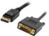 Kaybles DP-DVI-10-2P DisplayPort to DVI Cable 10 ft. 2-Pack, Display Port (DP) t