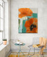 Фото #2 товара 'Painted Petals XXXIII' 40" x 30" Canvas Art Print