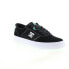 Фото #2 товара DC Teknic ADYS300763-BWE Mens Black Suede Skate Inspired Sneakers Shoes