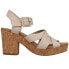 Фото #1 товара TOMS Ava Platfrom Womens Size 8.5 B Dress Sandals 10016407T