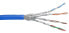 Фото #1 товара InLine Patch Cable S/FTP PiMF Cat.6 blue AWG27 PVC CU 100m