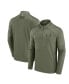 Фото #1 товара Men's Olive Miami Hurricanes OHT Military-Inspired Appreciation Titan Raglan Quarter-Zip Jacket