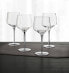 Фото #1 товара Set of 4 Black-Cased Stem Wine Glasses, Created for Macy's