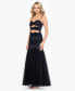 Фото #3 товара Платье с вырезом из сетки и розочками Blondie Nites - Черное