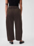 High Rise Corduroy Tapered Ankle Trousers