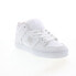 Фото #4 товара DC Pure Mid ADYS400082-WGY Mens White Leather Skate Inspired Sneakers Shoes