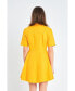 Фото #3 товара Women's Cotton Shirt Mini Dress