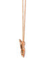 ფოტო #2 პროდუქტის Ombré® Chocolate Ombré Diamond & Vanilla Diamond Butterfly 20" Adjustable Pendant Necklace (3/4 ct. t.w.) in 14k Rose Gold