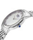 ფოტო #2 პროდუქტის Women's Airolo Swiss Quartz Silver-Tone Stainless Steel Watch 36mm