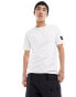 Фото #3 товара Calvin Klein Jeans regular badge t-shirt in white