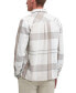 Фото #2 товара Men's Ettrick Long Sleeve Zip-Front Tartan Twill Overshirt